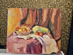 Festmény gyümölcsökkel