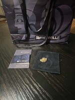 Eredeti Frey Wille Freywille Klimt Adele Bloch-Bauer HalfMoon medál