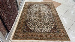 4320 GYÖNYÖRŰ Hindu Bidjar Kézi Gyapjú Perzsa Szőnyeg 120X180CM