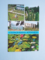 Képeslap (14) - Románia - Cluj (Kolozsvár) - Botanikus kert mozaik 1980-as évek