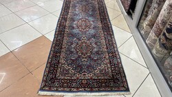 4319 Iráni Kirman Kézi csomó Gyapjú Perzsa futó Szőnyeg 75X205CM