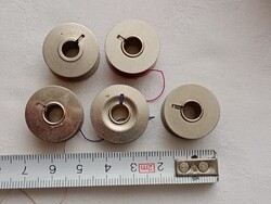 Varrógép cérna orsó fém 5db egyben vintage spulni