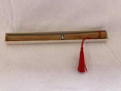 Pubta rozsdamentes fanyelű szamuráj kard fa tokban 17 cm