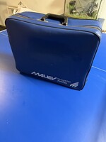 MALÉV bőrönd- eredeti, kék