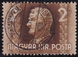 Horthy Miklós 2 Pengő Bélyeg Nemestördemic / Badacsonytördemic Bélyegzővel