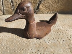 Antik öntöttvas kacsa , ajtó kitámasztó