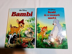 2 db Disney mesekönyv: Bambi és Bambi és a szomorú mackó