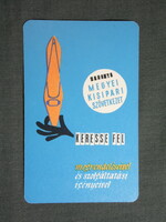 Kártyanaptár,Baranya megyei cipész szövetkezet,Pécs,grafikai, 1968