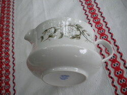 Alföldi porcelán csillagvirágos kiöntő és cukortartó