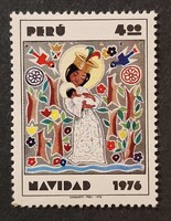 1976. Peru - Karácsony - önálló érték ** (318.)