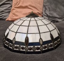 Tiffany mennyezeti lámpa - Kékes-gyöngyház árnyalat (42 cm)