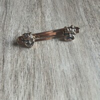 Pazar régi faunos réz hajcsat (5,6x1,4 cm)