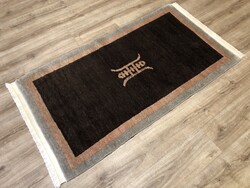 NEPÁLI kézi csomózású gyapjú szőnyeg, 90 x 174 cm