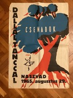 Csemadok with song and dance, Nazvad 1965.