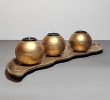 Ar﻿﻿﻿﻿﻿﻿﻿﻿any színű, gömb alakú mécsestartó készletet fa ALKUDHATÓ