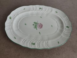 Herendi Tertia ovális, sültes, pecsenyés tál. Meretei:38,5x28,5x3cm