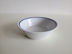 Régi retro Alföld porcelán tál kék csíkos kocsonyás tál gyulyásleves tál tányér Alföldi