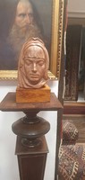 Hallgass Jenő Zoltán Egyik leghíresebb munkája. Terrakotta Madonna Büszt Hibátlan állapotban.