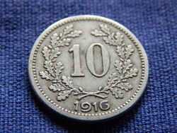 Osztrák-Magyar Monarchia Ferenc József 10 Heller 1916 (KM#2822)