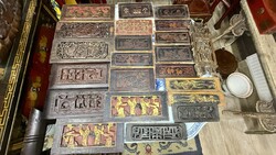 Antik kínai faragások. 100-150 éves faragott bútor darabok, ázsiai, japán, keleti
