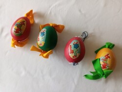 Húsvéti díszes tojás-csomag eladó! 6 db-os, festett/matricás. Retro!
