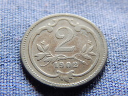 Osztrák-Magyar Monarchia Ferenc József 2 Heller 1902