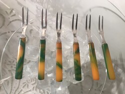 SAJTVILLA - 6 db - 11 x 1 cm - OSZTRÁK - RETRO - HIBÁTLAN