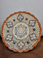 Zsolnay áttört tányér 30 cm