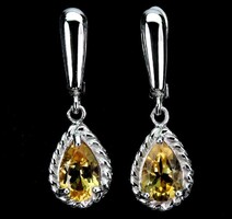 Valodi Citrin 925 Ezust Fulbevalo