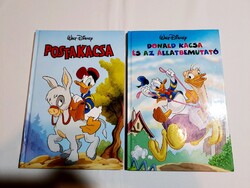 2 db Disney mesekönyv: Postakacsa és Donald kacsa és az állatbemutató