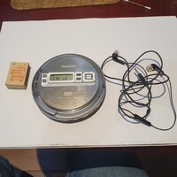 Retro philips discman EXP2550 walkman CD lejátszó hifi nosztalgia készülék