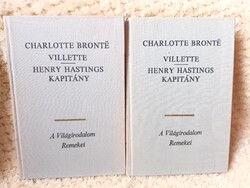 Charlotte Brontë - Villette/Henry Hastings kapitány I-II. - 2 kötet egyben - A világirodalom remekei