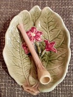 Antik Zsolnay hamutartó