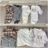 Márkás hosszú ujjú fiú body csomag 62