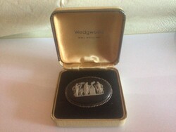 Vintage Wedgwood kámea bross eredeti dobozában