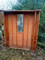 ART DECO előszobafal. Tükörrel, jó állapotban.