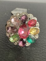 Ezüst gyűrű Swarovski kövekkel