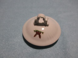 Zsolnay nyuszis cukortartó tető