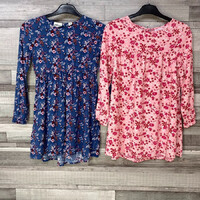 Alive virágmintás kislány ruha szett 128