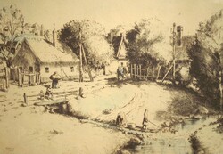 (K) Kórusz József (1927- 2010) : Gyöngyösi táj