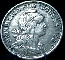 Portugália 1 Escudo, 1951 C03D5