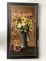 Virágcsendélet Gránátalmával