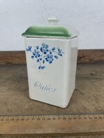 -AV953- Régi Kispesti Gránit Fűszeres Fűszertartó Cukor Tartó