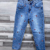 Desigual mintás gyerek farmernadrág 122/128