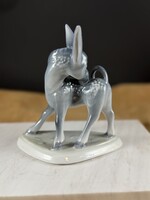 Meseszép Zsolnay porcelán csacsi
