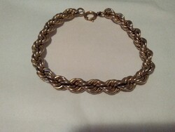 Dúsan aranyozott minőségi csavart karkötő