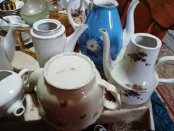 Porcelán kiöntők 7 db a képeken látható állapotban Több 100 Aukció Akció