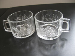 2 db gyümölcs mintás  FRANCE kávés csésze egyben eladó