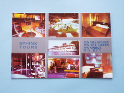 Képeslap (15) - Egyiptom - Sphinx Tours mozaik 1980-as évek