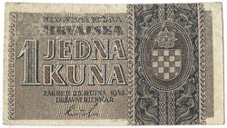 1 kuna 1942 Horvátország 2.